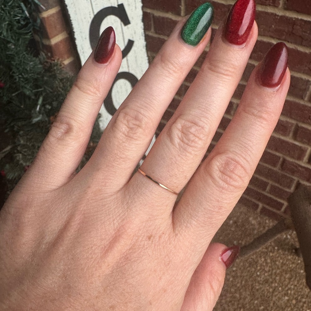 Melissa Joy Manning 14k Gold Stacking Ring - up to 9 available.